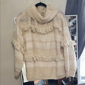 Cozy Cream Turtleneck Sweater